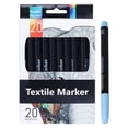 thumbnail image 2 of Fabric Markers, Marker Pen Set 20 Pcs  For Adults For DIY Bags, 2 of 8