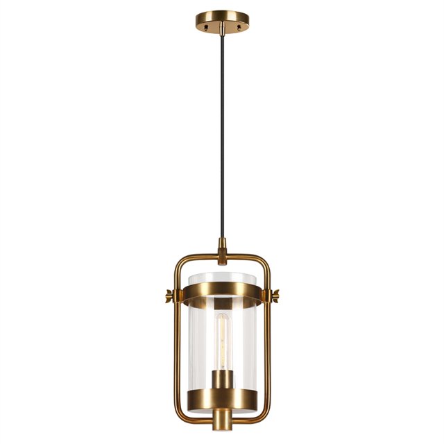 Henn&Hart Pendentif 11" en Laiton Métal/verre