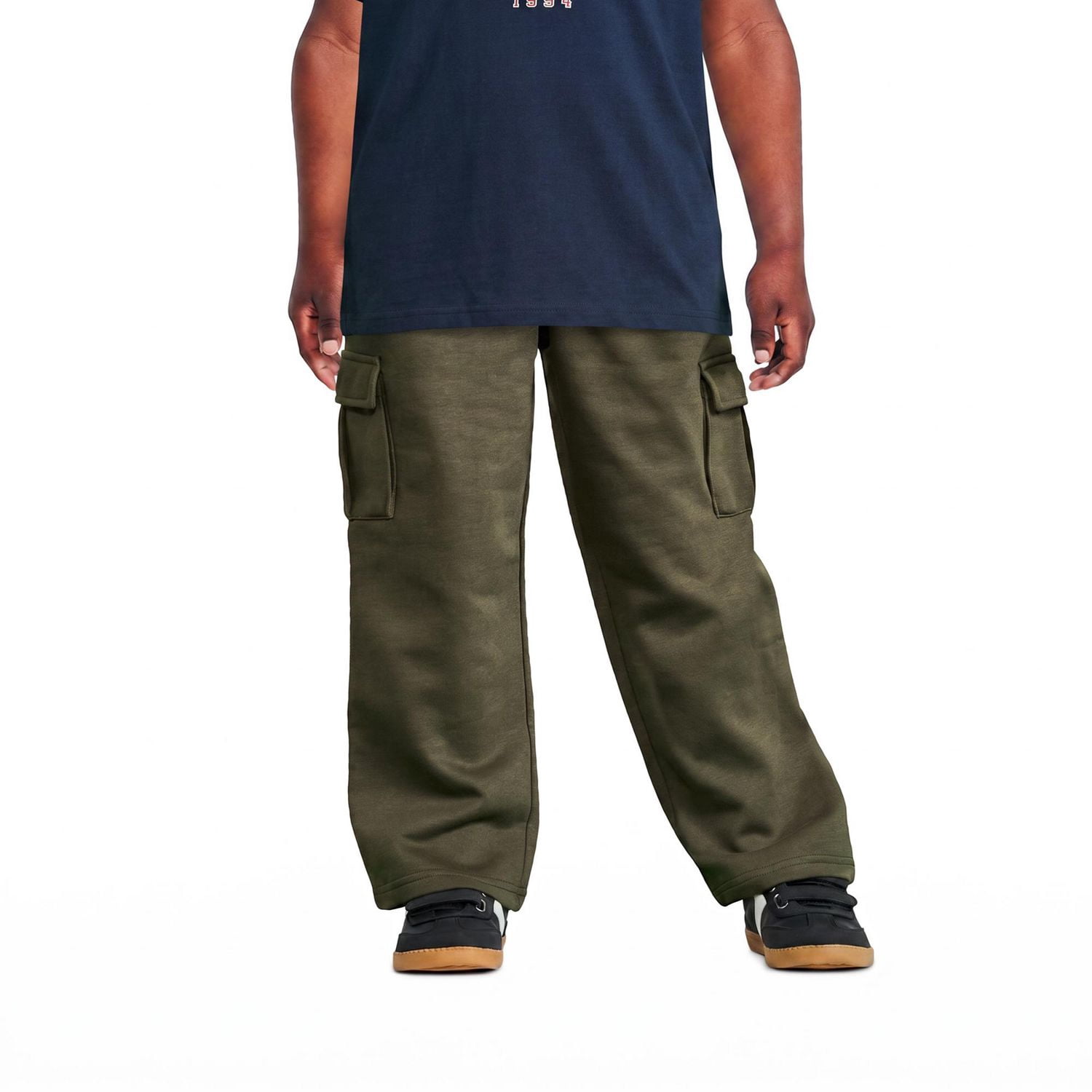 Pantalon de survêtement cargo en molleton George pour garçons