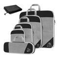 thumbnail image 2 of jifeng 1Set Compression Packing Cubes Luggage Organizer Travel Keeping Organized Black Black 6Pcs, 2 of 6