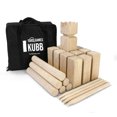 thumbnail image 1 of YardGames Kubb Premium Wooden Game Set with Canvas Transport & Storage Bag, 1 of 8