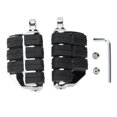 thumbnail image 2 of Motorbike Pedals, Aluminum Alloy Rubber Motorcycle Footpegs Slip   For Modification Replacement For, 2 of 8