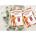 thumbnail image 4 of Darling Souvenir White Birthday Invitation Card Printable Fill or Write In Blank Invites Party Supplies Pack Of 28 5 x 7 Inches, 4 of 5