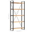 thumbnail image 4 of vidaXL 5-Tier Bookcase 90x30x180 cm Solid Acacia Wood, 4 of 5