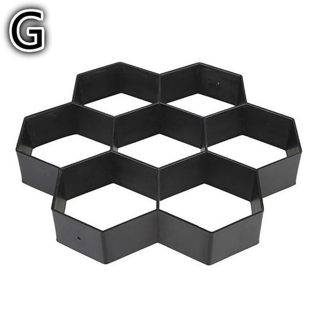 Agiferg Jardinage Moule en Pierre Pavé 8/9 Cases Pavé en Béton Pavé à Étages