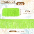 thumbnail image 2 of Uxcell Franges à Sequins avec Franges pour Couture, Franges pour Robe Latine, Danse de Scène Vert Fluorescent 2 Yards x 4 Po, 2 of 7