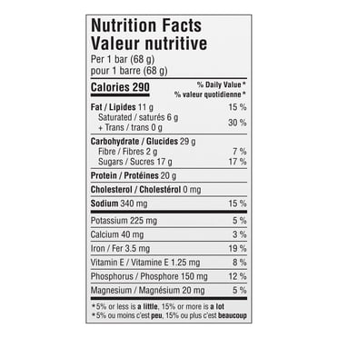 CLIF BUILDERS Protein Bars, Saveur Chocolat et Beurre d'Arachide, 20g de Protéines, Préparé au Canada, Sans Gluten, Sans Édulcorants Artificiels, 6x50g