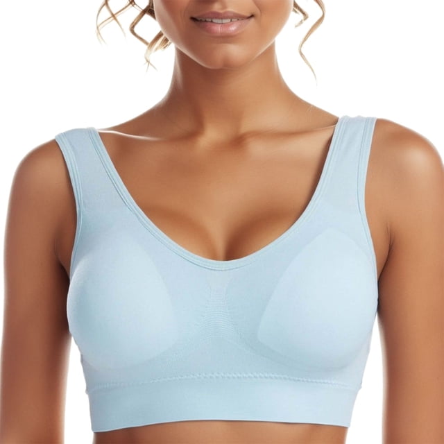 Yoga Bra Seamless MID Solid Color Sportswear for Women with Removable Pads and Comfortable Support for