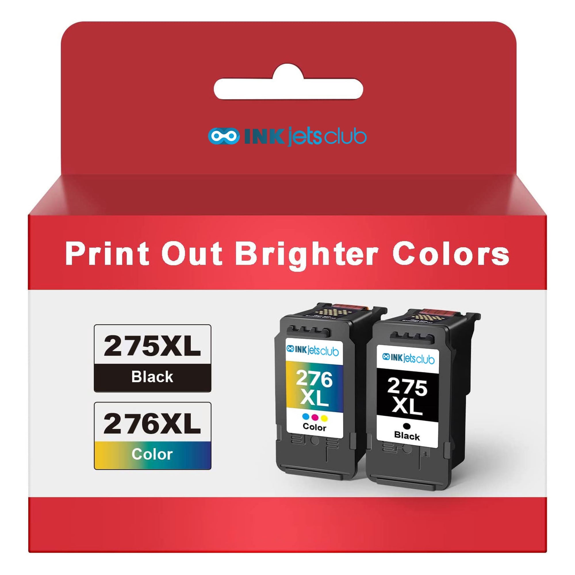 Canon PG-275XL and CL-276 High Yield Black and Tri-Color