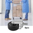 thumbnail image 4 of 4PCS Caster Wheel, Caster, Quiet Flexible Roller Wheel for Dining Cars Furniture Trolley Accessory, 4 of 8
