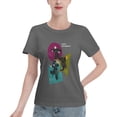 thumbnail image 1 of T-Shirt Basique à Manches Courtes pour Femmes Style de Rue Demon Slayer, 1 of 6