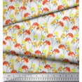 thumbnail image 2 of Soimoi Poly Georgette Fabric Flower Watercolor Decor Fabric Printed Yard 52 Inch Wide, 2 of 3