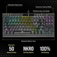 thumbnail image 4 of CORSAIR CHAMPION Series K70 RGB TKL - Clavier - Rétroéclairé - USB - Commutateur de Touches : CORSAIR OPX RGB - Noir, 4 of 9