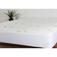thumbnail image 1 of Nola Home Bamboo Waterproof Mattress Protector Hypoallergenic & Breathable Mattress Cover  with Elastic Sides to Grip Under Mattress, Double, 1 of 7