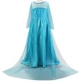 thumbnail image 4 of HAWEE Snow Princess Dress Up Queen Costumes with Cloak for Birthday Party Halloween, 4 of 6