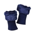 thumbnail image 4 of Women Autumn and Winter Short Turned Wool Warm Socks Boots Cover Knitting Wool Leg Protector, 4 of 4