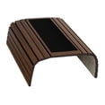 thumbnail image 2 of yuksok Sofa Arm Tray Couch Arm Tray Table Wood Fruit Portable Table Couch Arm Table brown, 2 of 9