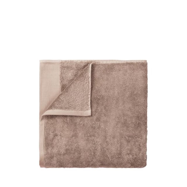 Blomus 66392 20 x 39 in. Riva Organic Terry Cloth Hand Towel, Misty Rose - Extra Large