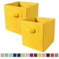 thumbnail image 1 of YOYTOO 2 Pack Collapsible Cube Fabric Storage Bins, 11 Inch Collapsible Storage Bins, 1 of 7