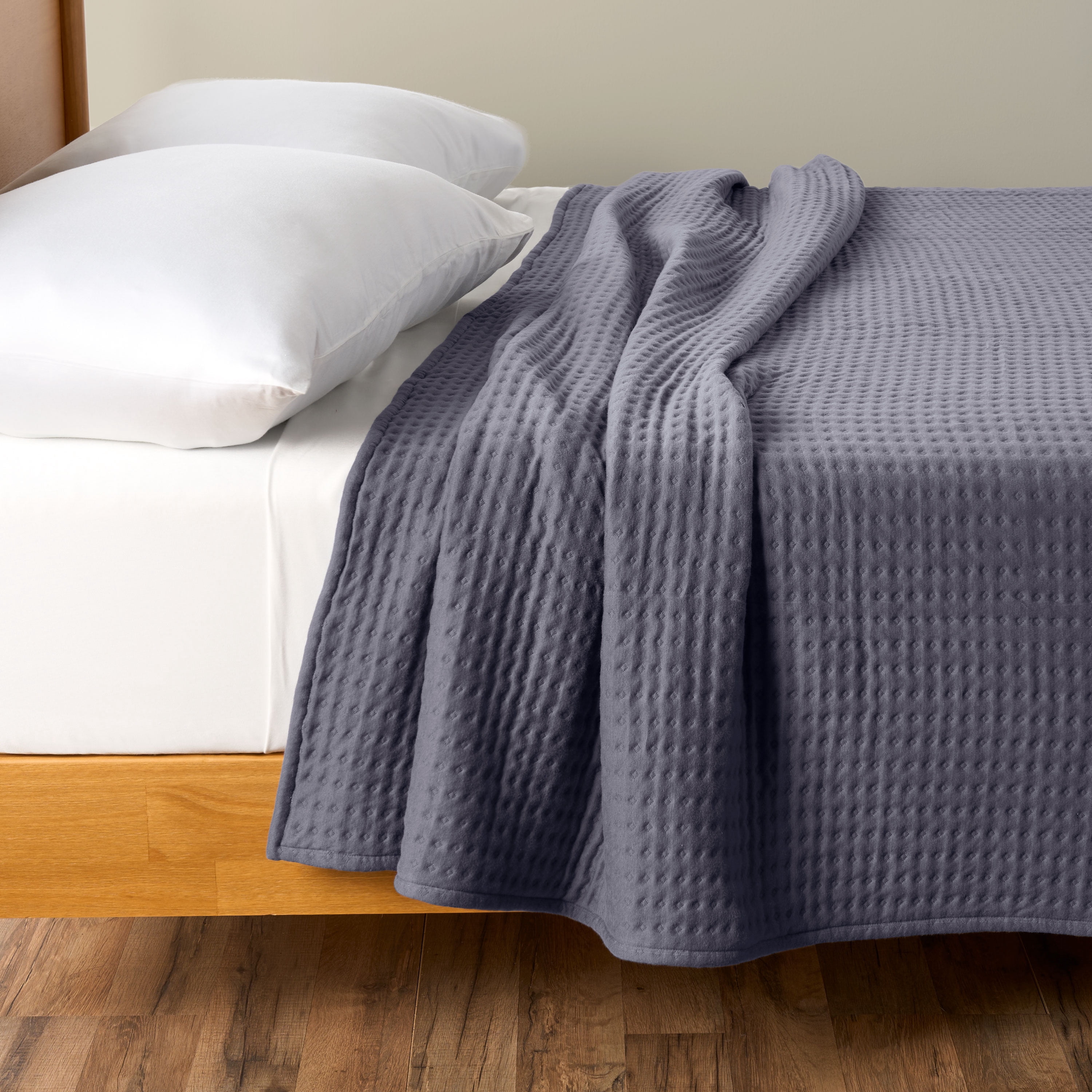 Couverture Allswell, bleu marine, taille Queen