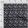 thumbnail image 2 of oneOone Silk Tabby Black Fabric Tropical Sewing Craft Projects Fabric Prints By Yard 42 Inch Wide, 2 of 5