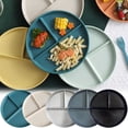 thumbnail image 2 of Assiette Compartimentée pour Enfants avec Trois Compartiments 22 cm en Fibre, Compatible Micro-Ondes, 2 of 9