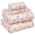 thumbnail image 1 of Ruvanti 100% Cotton Sheets - Crispy Cooling Percale Sheets For Queen Size Bed, Breathable & Durable Queen Sheet Set, 16 Inches Deep Pocket Bed Sheets, Spring On, 4 Pieces, 1 of 7
