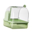 thumbnail image 4 of jinwen Automatic Birds Bath Budgerigar Lovebirds Parakeets Caged Parrot Bathing Tub green, 4 of 9