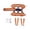 Orange, variant on Durability Washable Restraint Systems For Stress Without Nails Trimming Suitable Small Large Cats Washable Grooming