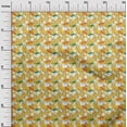 thumbnail image 2 of oneOone Polyester Lycra Yellow Fabric Cloud & Bird Cartoon Fabric For Sewing Printed Craft Fabric By The Yard 56 Inch Wide, 2 of 4