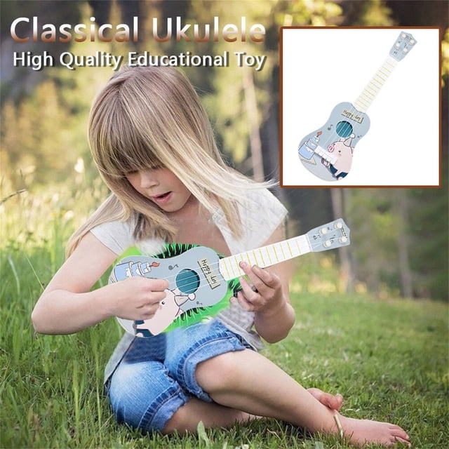 LSLJS Children-Size Electric Guitar Attracts Children's Attention.6 String Mini Guita