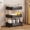 kitchen storage trolley Under $5 a2, variant on CQCYD 3-Tier Rolling Cart, Kitchen Bathroom Storage Organizer with Armrests, Plastic Utility Trolley, Heavy Duty Rolling Cart for Toiletries and Living Room