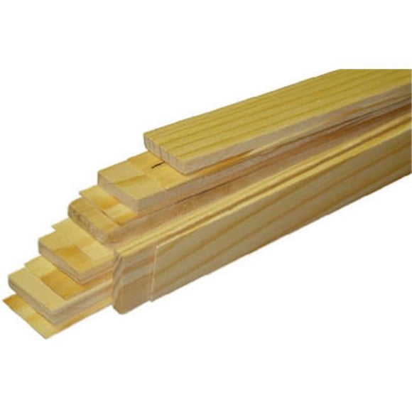 Nelson Wood Shims PSH12-12-48 12 Po Wood Shim - Lot de 12