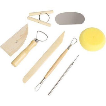 Ceramics & Pottery 8 Piece Air Drying Clay Pottery Tool Set for Adults Polymer Clay Tools Pottery Sculpting Tools Plastic Clay Modeling Tool Kit