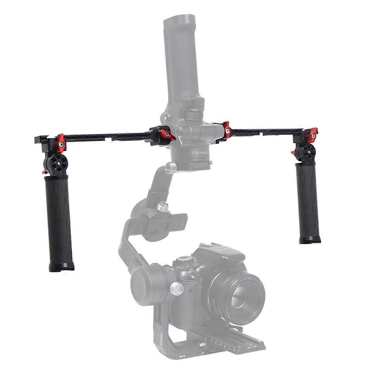 Dual Gimbal Handgrip for DJI Ronin RS2/3/4 Foldable Handle Grip,A