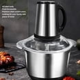 thumbnail image 4 of Food Processor, Stainless Steel Multifunctional Electric Food Chopper  for Vegetable, 4 of 7