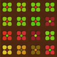 thumbnail image 1 of Ahgly Company Machine Washable Indoor Square Transitional Dark Yellow Green Area Rugs, 5' Square, 1 of 7