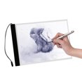 thumbnail image 2 of A4 Ultra-thin LED Tracing Light Box USB Powered Light Pad Table with Dimmer 3 Level, 2 of 7