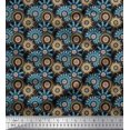 thumbnail image 1 of Soimoi Cotton Voile Fabric Circle & Mandala Print Fabric by the Yard 56 Inch Wide, 1 of 1