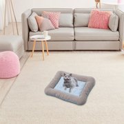 Dvkptbk Dog Bed Mat Soft Crate Mat with Anti-Slip Pet Mattress for Dog Sleeping