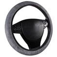 thumbnail image 2 of UsRHHA Elastic Stretch Steering Wheel Cover, Universal 14-15 Inch Non-Slip Car Wheel Protector, Soft Warm Breathable Mesh Fabric Cover for Winter Driving Decoration, 2 of 7