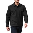thumbnail image 2 of Yusimy Men's Trench Coat Double-Breasted Slim Fit Solid Mid-Length Casual Versatile Overcoat, 2 of 8