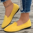 thumbnail image 3 of Dakaela Ballerines pour Femmes Confortables en Suède à Bout Pointu à Enfiler Chaussures de Ballet Décontractées pour Femmes, 3 of 7