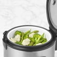 thumbnail image 2 of Ricardo 8-Cup Rice Cooker, 4 Pre-Programmed Functions, Digital Timer, Automatic Warm Mode, Measuring Cup, Steamer Basket, Non-Stick, 400W, Black, 2 of 4