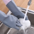 thumbnail image 4 of Kitchen Cleaning Silicone Dishwashing Gloves for Reusable Durable and Hygienic Kitchen Care, 4 of 6