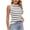 Blanc, variante sur Ymauqau Débardeurs en Tricot pour Femmes Col Ras du Cou Rayés Ajustés Sans Manches T-Shirts Chandails Moulants Gilets Doux Décontractés Camis Blouses
