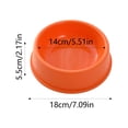 thumbnail image 2 of Bols Ronds pour Chiens pour Usage Intérieur et Extérieur, Faciles à Nettoyer, Conteneur de Stockage de Nourriture pour Animaux de Compagnie pour Chats et Chiens, 2 of 6