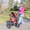 thumbnail image 5 of Poussette pour animal domestique (chien et chat) G7 Jogger de Gen7Pets - Rouge, 5 of 5