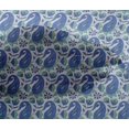 thumbnail image 4 of oneOone Viscose Chiffon Fabric Leaves|Floral & Paisley Block Decor Fabric Printed BTY 42 Inch Wide, 4 of 4