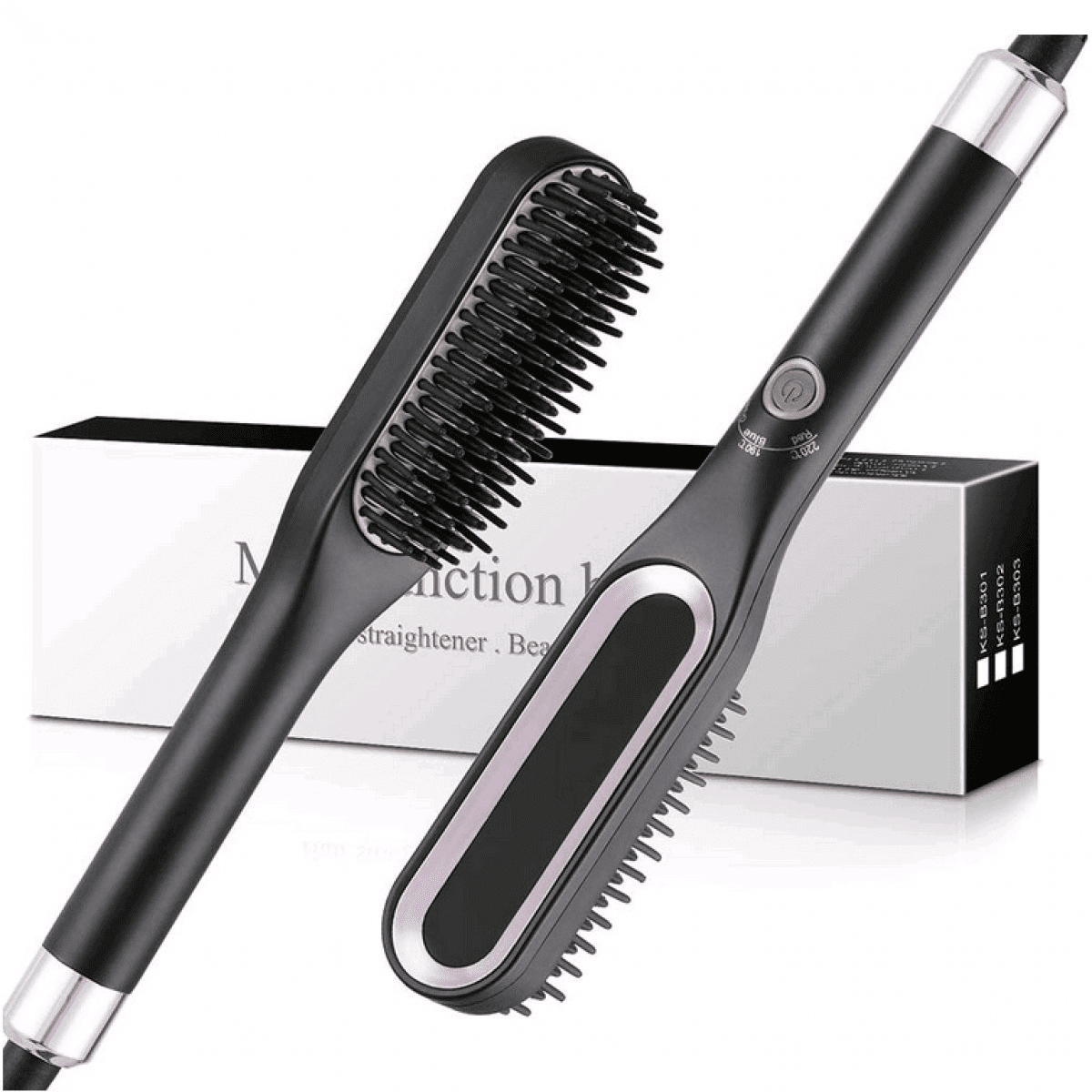 YSTINNG European regulations Hair Straightener Portable Ceramic Hair Straightening Iron Teeth Rechargeable Fast Heating Straightener A311-001